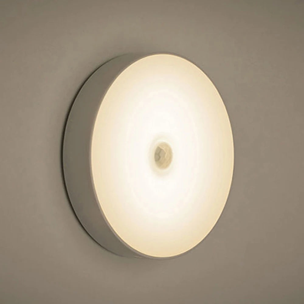 USB Rechargeable PIR Motion Sensor LED Night Light