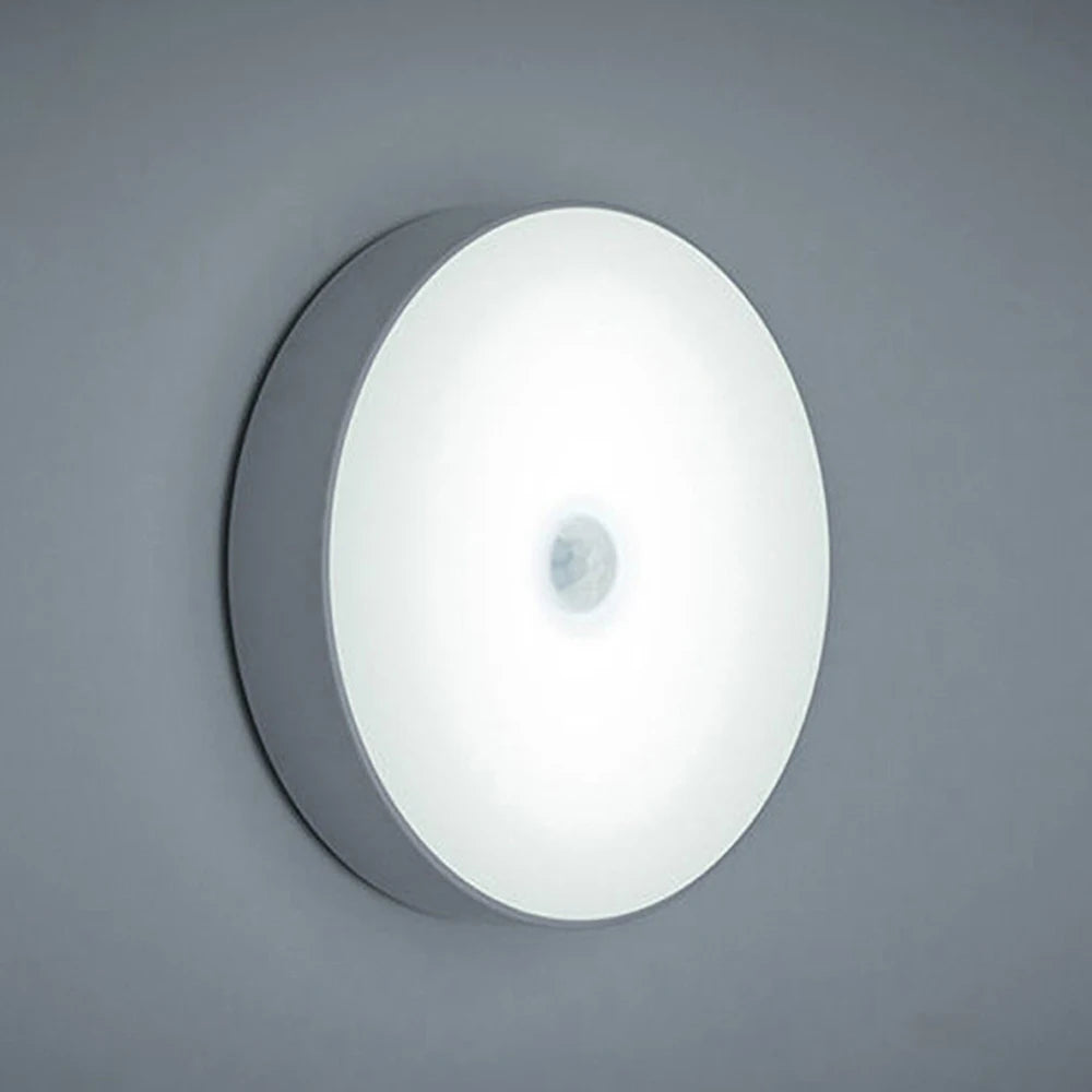 USB Rechargeable PIR Motion Sensor LED Night Light