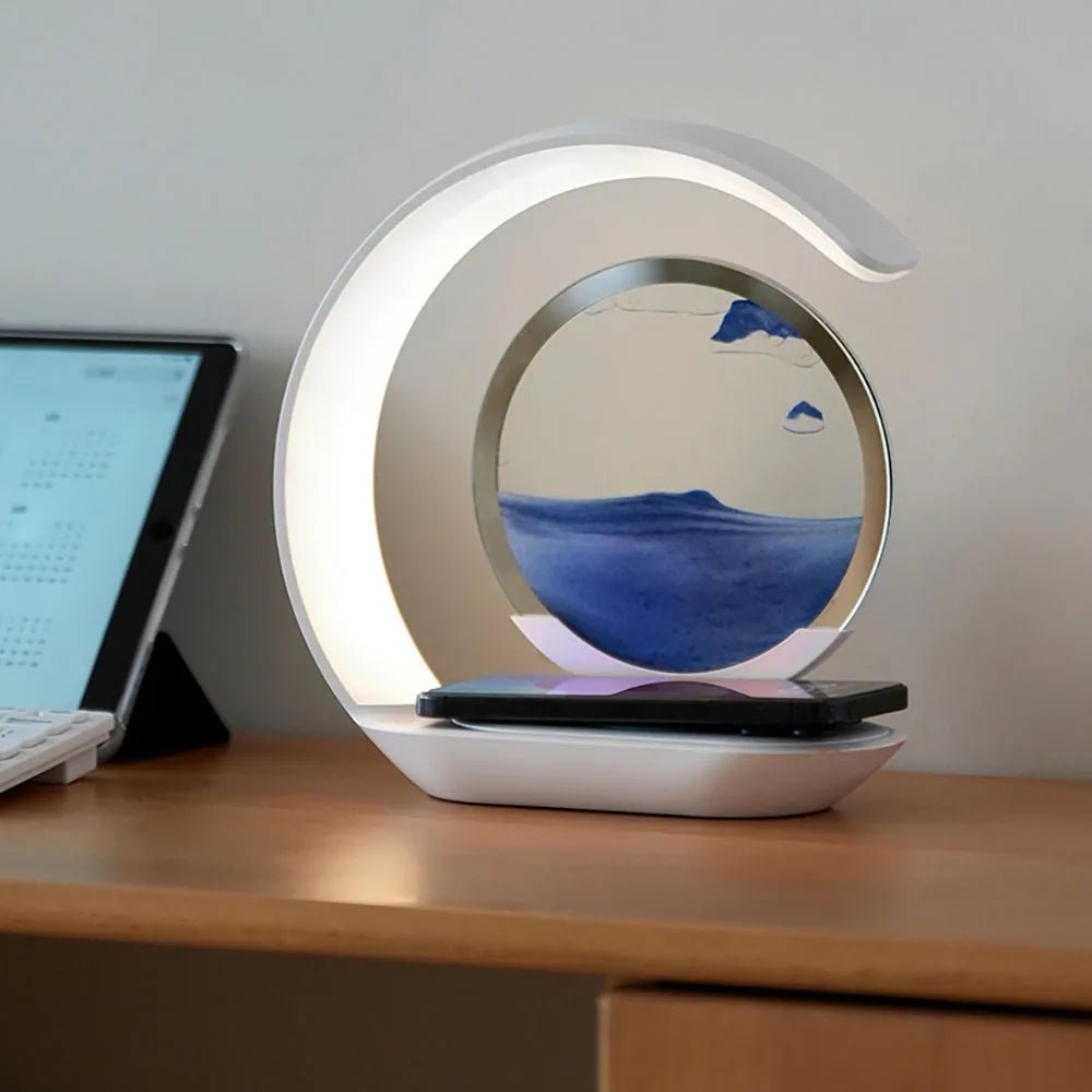 Sandora - Rechargeable Glass Sand Art Table Lamp